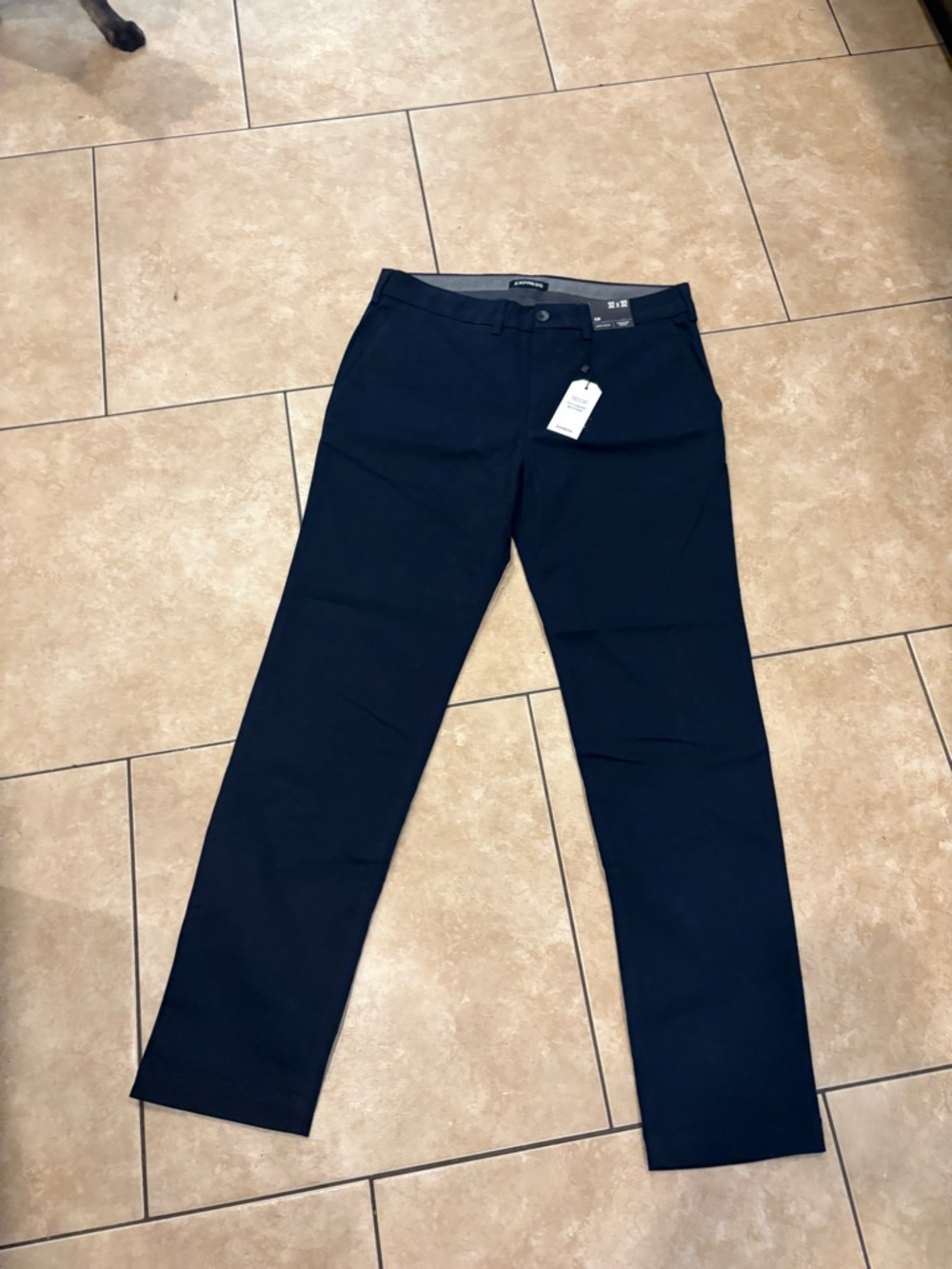 NWT Express Slim Hyper Stretch Pants - Navy